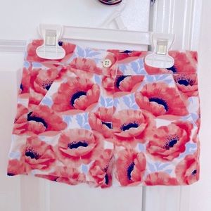 Janie and Jack poppy girls shorts